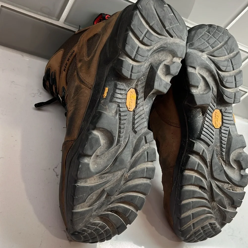 Red Wing 6674 Truhiker Hiking Boots WaterProof ‎ Aluminum Toe Men Size 9.5 D